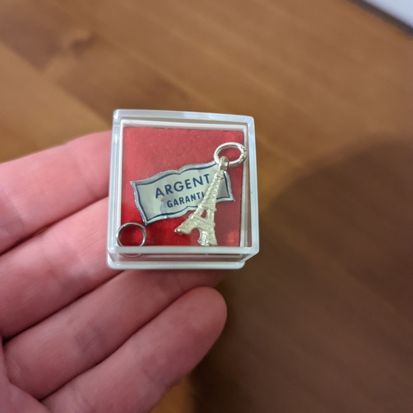 Argent Garanti Silver Eiffel Tower Paris Pendant or Charm - Picture 8 of 9